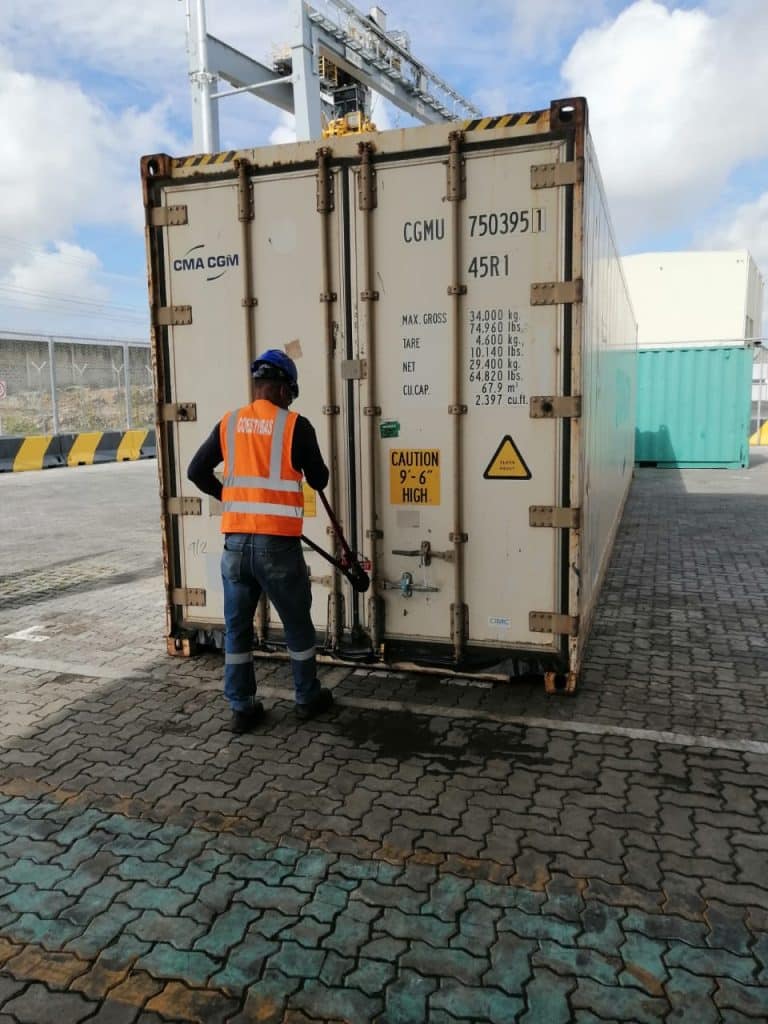 Inspección de Condición Antinarcótico en Puerto de Embarque