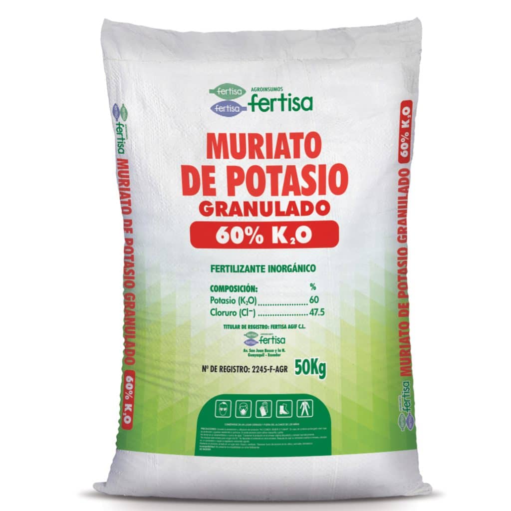 Muriato de Potasio Granulado – Fertilizante Potásico
