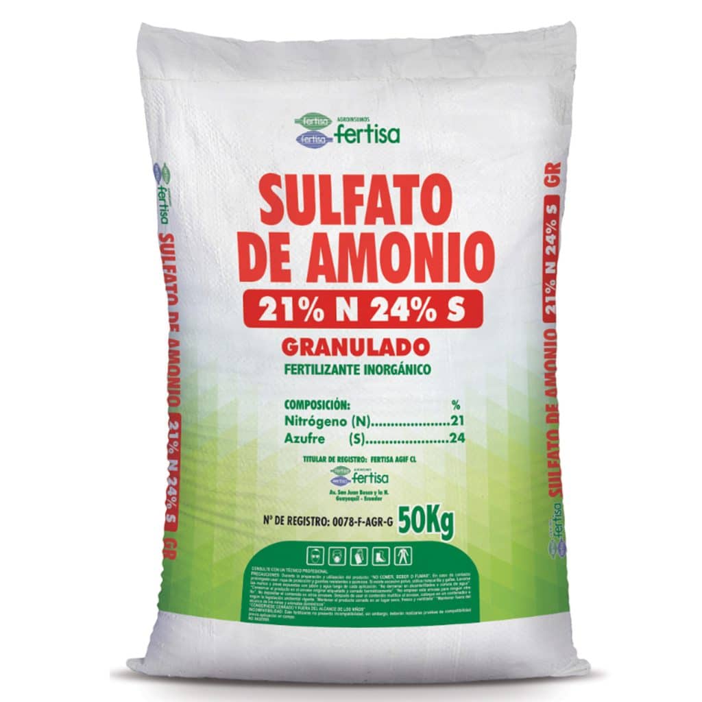 Sulfato de Amonio Granulado – Fertilizante Nitrogenado