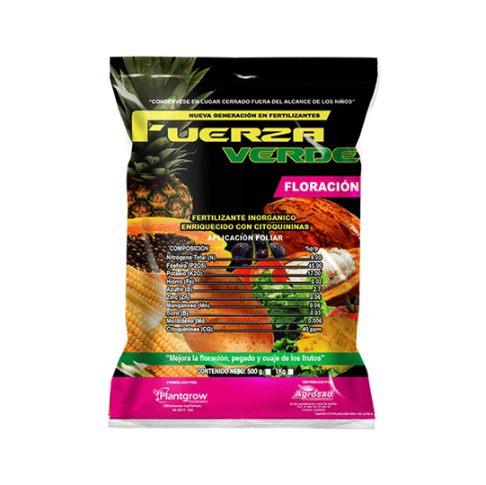 Fuerza verde floración