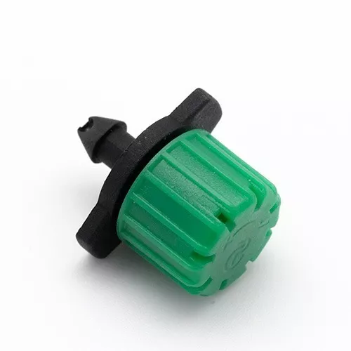 Gotero regulable gran caudal 0-100 l/h (verde)