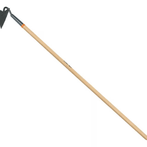 AZADÓN TRIANGULAR JARDINERO CON MANGO DE MADERA 54"