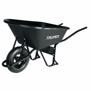 CARRETILLA CONCHA PLÁSTICA 6 FT3 NEUMÁTICA, BASTIDOR TUBULAR