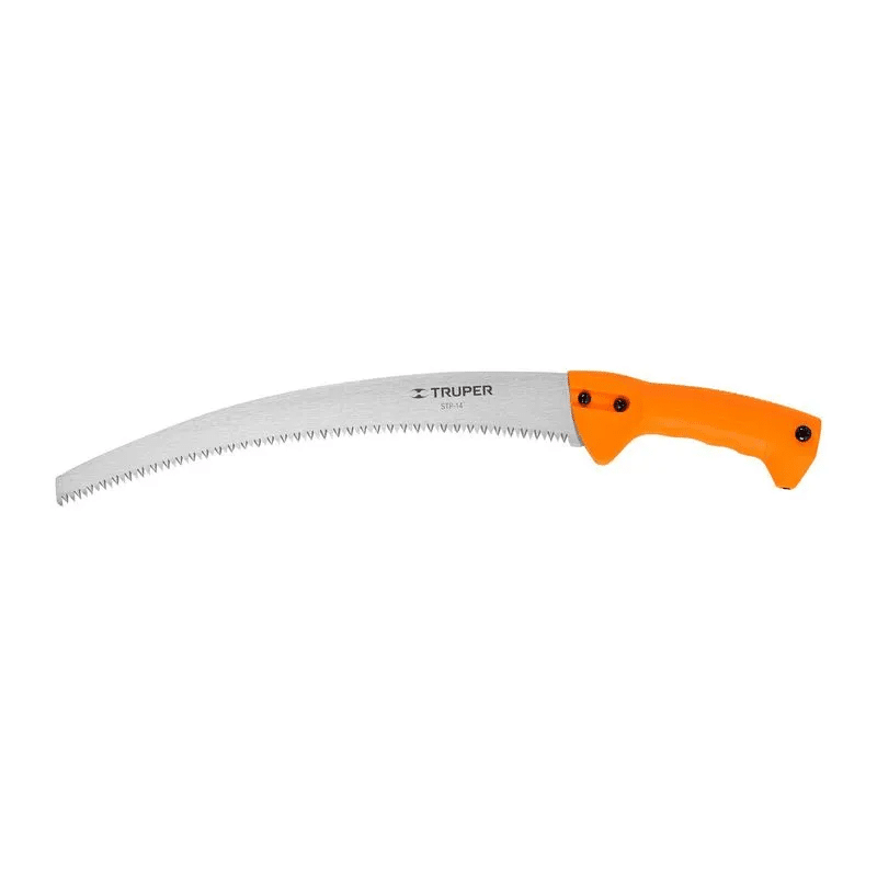 SERRUCHO DE PODA 14" HOJA CURVA 6 DPP MANGO PLÁSTICO